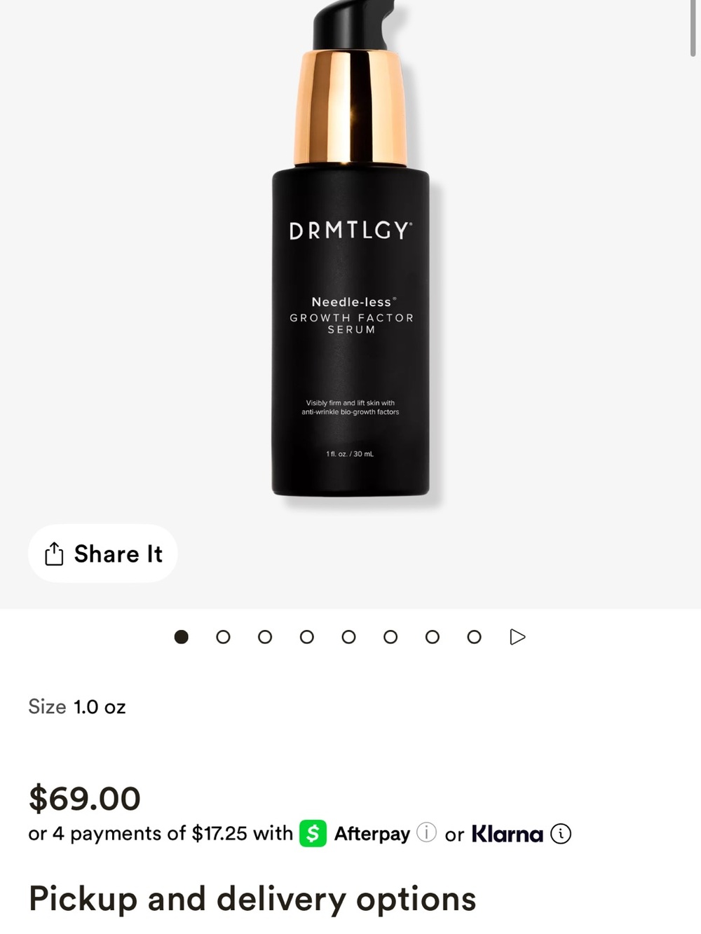 Drmtlgy Needle-less Growth Factor Serum